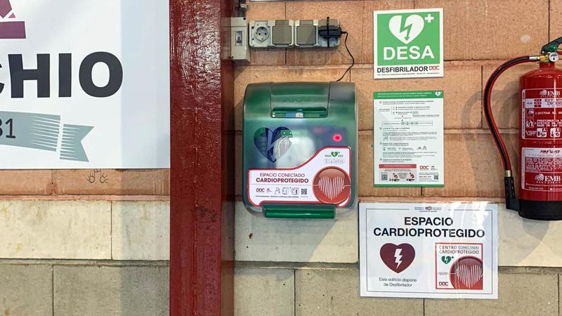El Ayuntamiento incorpora el pabellón Raúl Mesa a la red de espacios cardioprotegidos de Benidorm